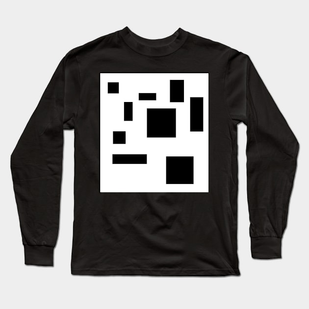 Square & Rectangle Long Sleeve T-Shirt by Aaaeee